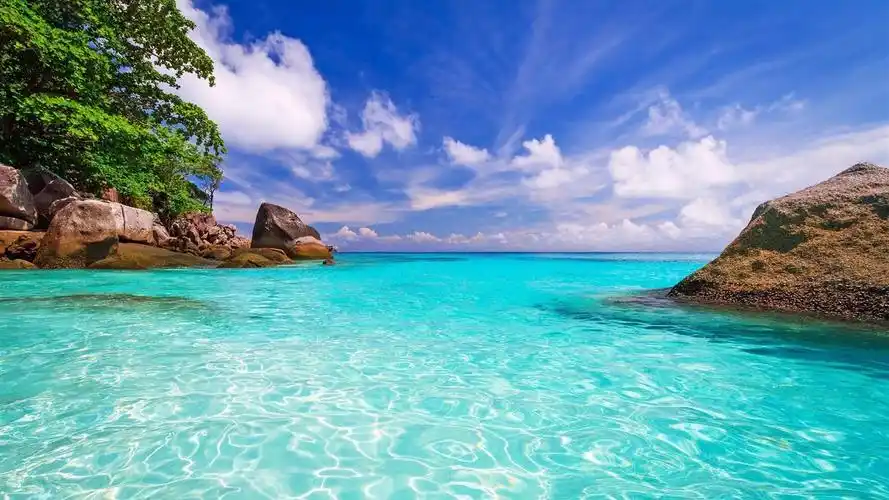 蓝天海滩的一天-2016 高品质高清壁纸