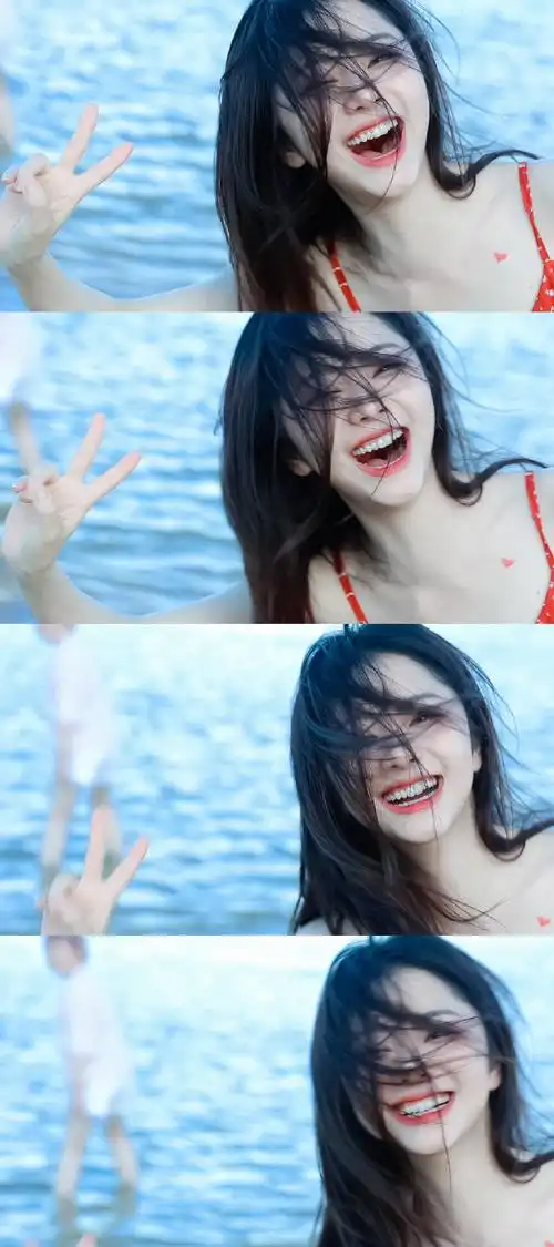 谭松韵海边红裙##谭松韵蜀锦人家