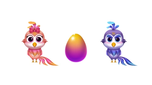 小凤凰形象及其动作设计