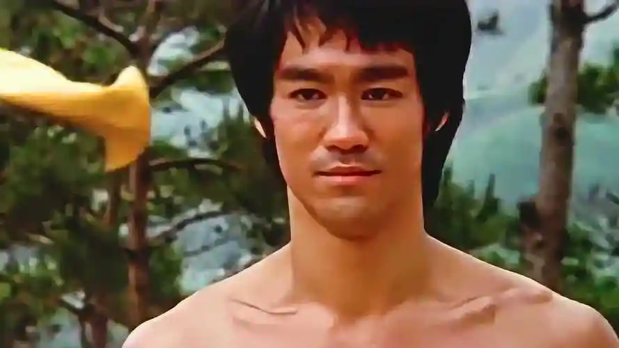 洪金宝与李小龙决斗