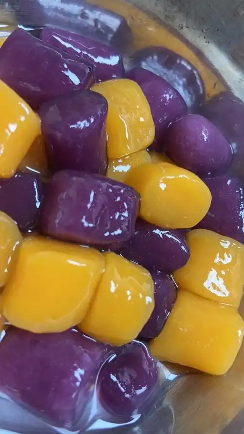 雨薇1991做的彩色芋圆