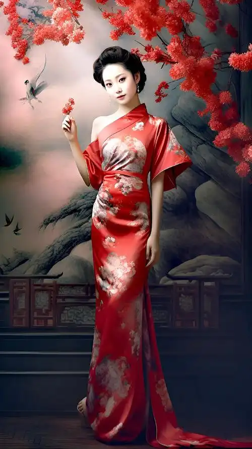 旗袍古装美女#国风古韵 #美出高级感 #国风美永不过时 - 抖音