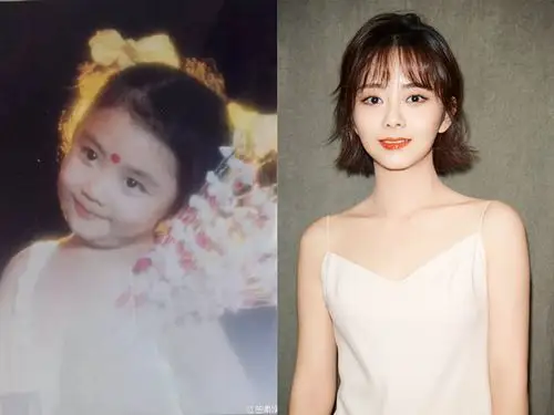 谭松韵小时候这表情简直萌翻了,长大的模样更是出落的水灵动人,不禁让