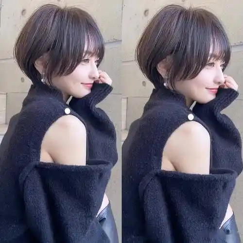 2024新时尚层次短发,蓬松立体美美哒,越来越多女性这样剪_发型_的设计