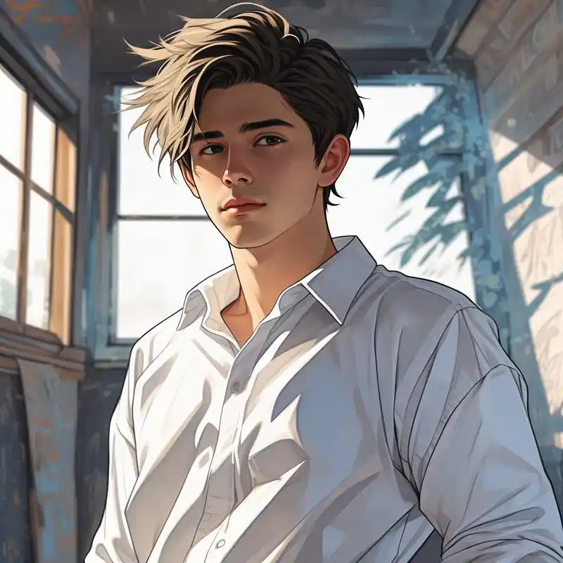 👕唯美白衬衫男生头像📸