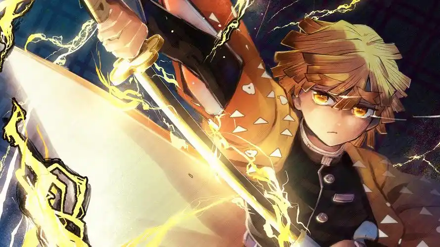 鬼灭之刃我妻善逸高清桌面壁纸