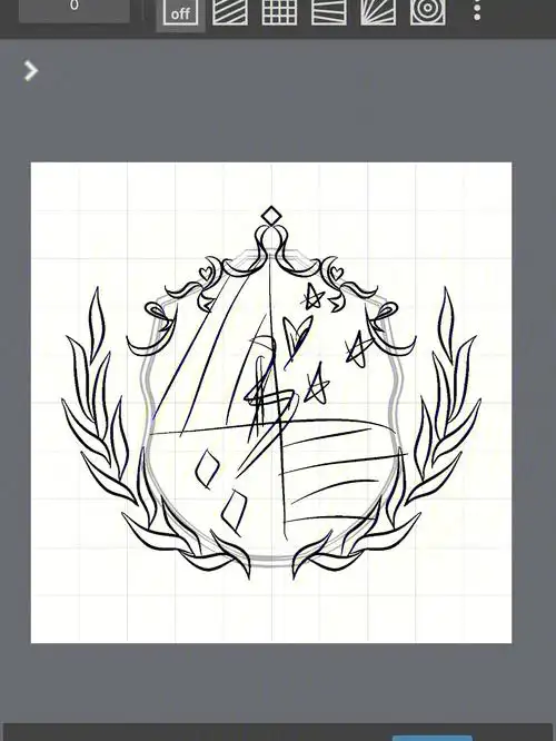 不要描图!#jk格柄投稿  #绘画教程  #jk  #徽章