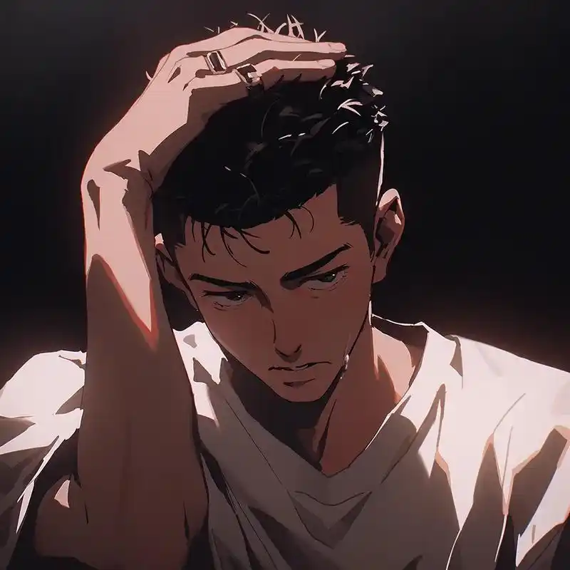 高质量复古男头.狂,霸,酷,炫#酷 #动漫头像 #midjo - 抖音