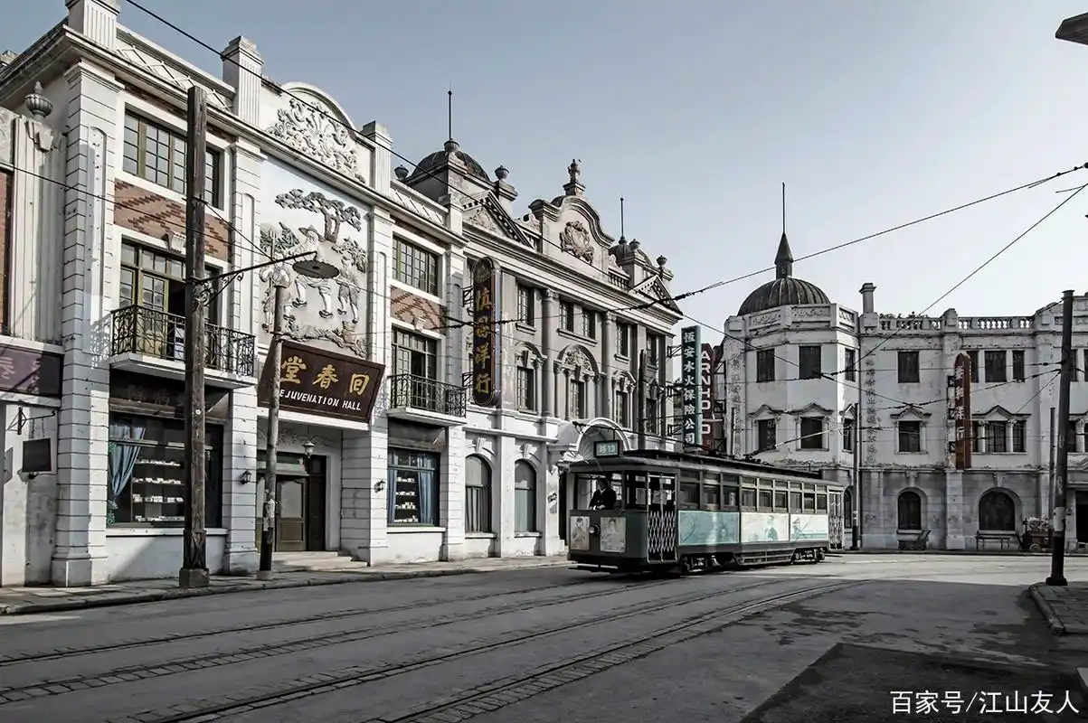 旅途行摄:上海老照片——怀念老时光,一些还原老上海的伪照片