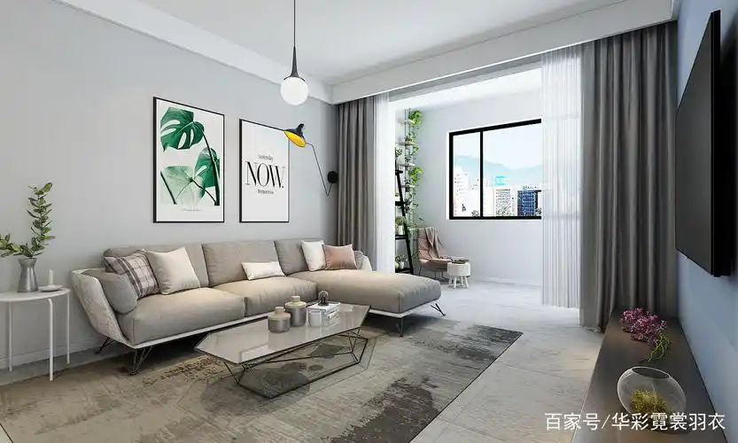 合肥滨湖印象,80平现代风格装修,合肥三室两厅装修