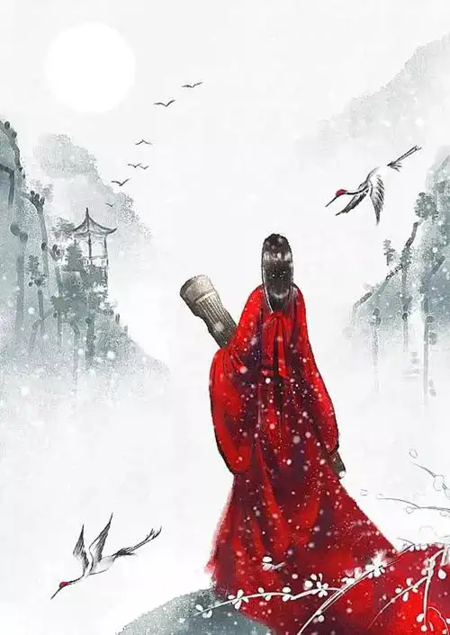 古风唯美图片(唯美古风山水意境插画欣赏)