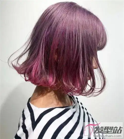 个性短发挑染发型 时髦亮眼气质显瘦