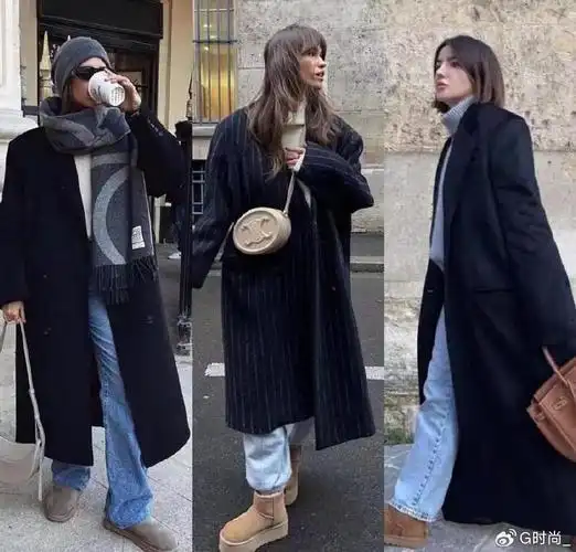 今年冬天流行厚底雪地靴教你3种穿搭技巧时髦不笨重