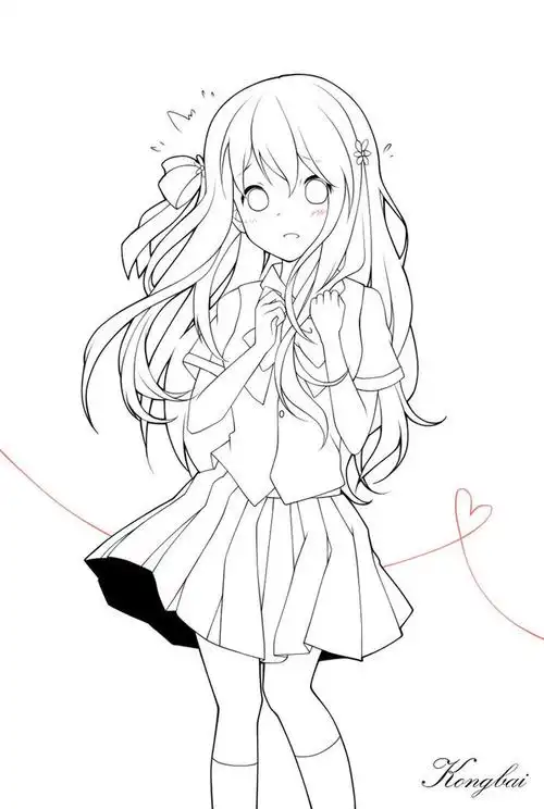 手绘 插画 线稿 手稿 黑白素材