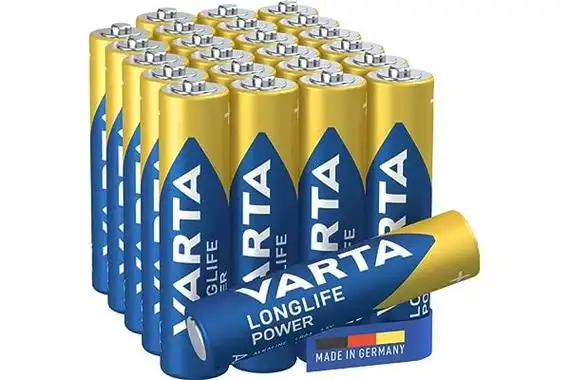 varta longlife power aaa micro lr03 电池(24 个装)碱性电池 - 德国