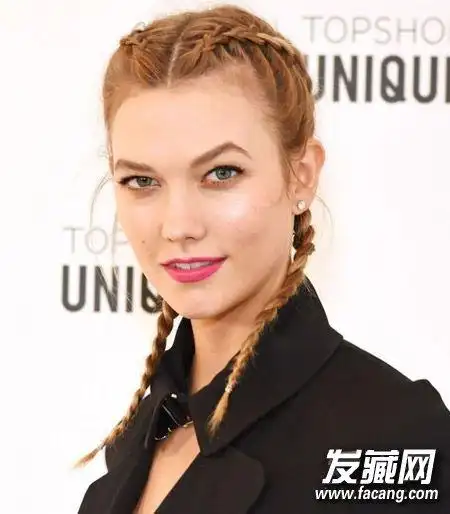 短发也能扎的"拳击手辫" 好莱坞明星都爱的发型(3)