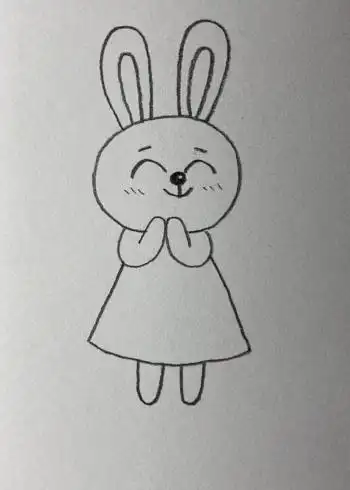 可爱小白兔妹妹