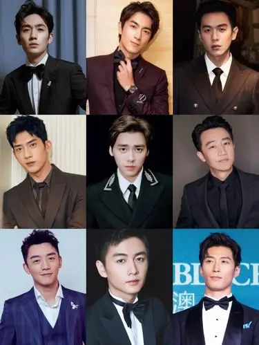 主题:80到00后男明星西装九宫格群像(排位不代表番位),禁黑.