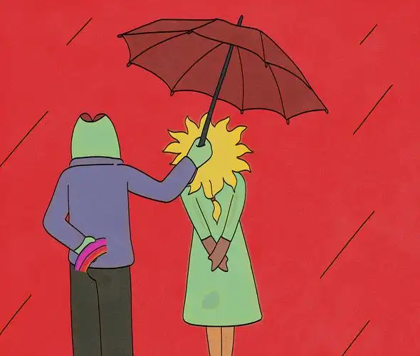 太阳雨中为你打伞