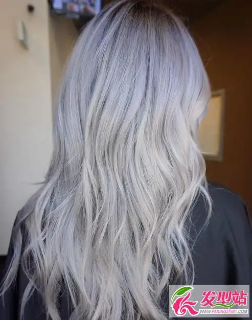 灰色系染发发型图片 非主流奶奶灰染发大全_发型站_最新流行发型设计