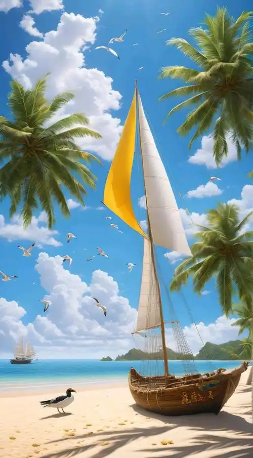 阳光15沙滩帆船椰风海韵