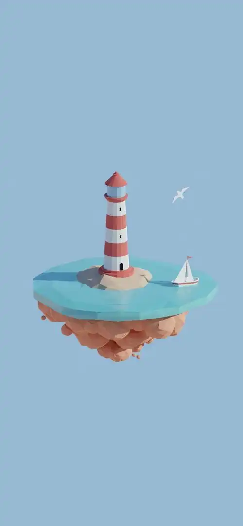 3d简约风景手机壁纸