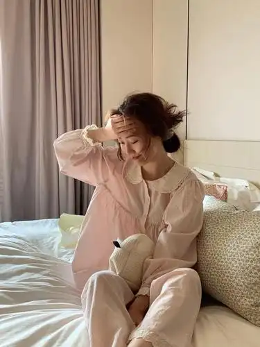 在家也要美美的 韩系氛围感睡衣也太治愈了