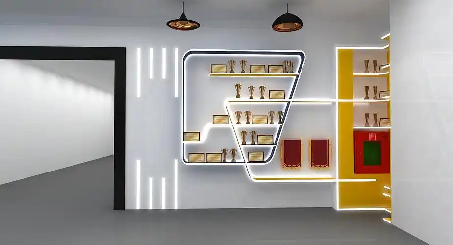 三面墙的展厅_艺泽设计工作室-站酷zcool