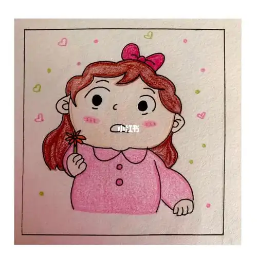 97#彩铅  #画画  #简笔画教程  #100天极简手绘打卡  #我的绘画成长