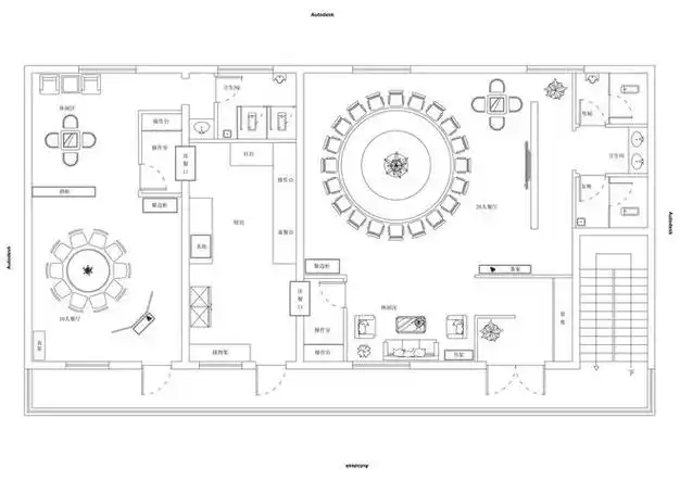 中餐厅设计平面图:打造传统与现代的完美融合