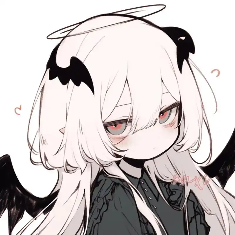 小恶魔头像|凝望我眼眸.#ai绘画 #小恶魔头像 #小众头像 - 抖音