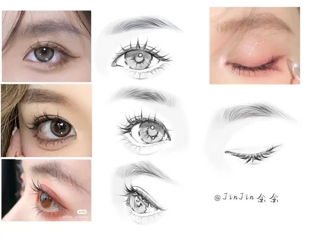 一个眼睛画法附过程