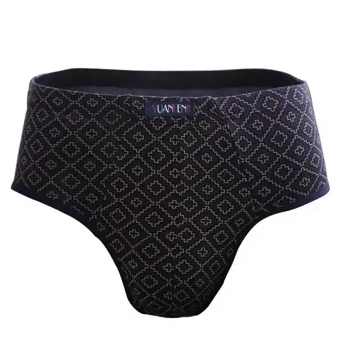 青年莫代尔弹力透气舒适中腰内裤男性感u凸无痕吸汗男士三角裤头