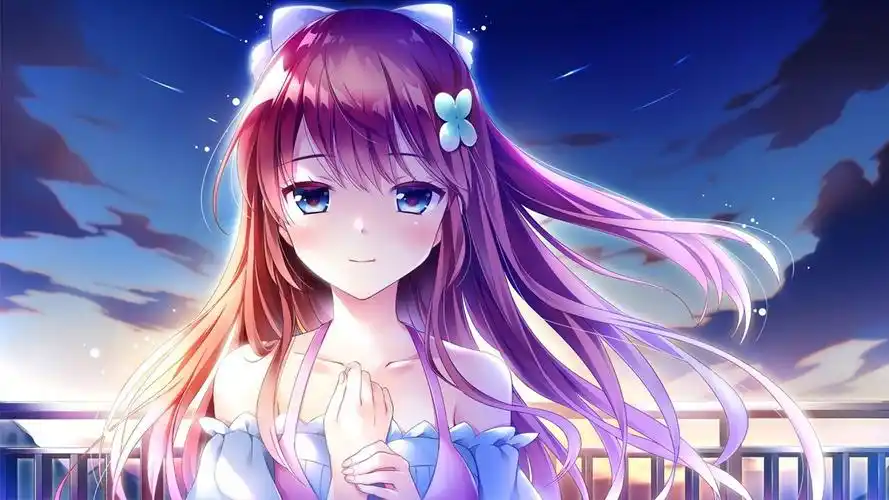 唯美性感动漫美女桌面壁纸