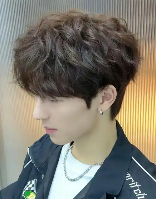 男生卷发 发型推荐 烫发 好打理的烫发