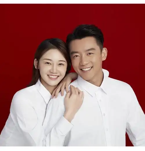 情侣装登记白衬衣结婚照白衬衫男女长袖衬衣领证拍照创意证件照春夏服