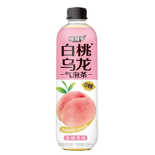 茶饮料500ml装微泡0糖0脂0卡鸭屎香柠檬茶整件批发 500ml白桃乌龙*9瓶