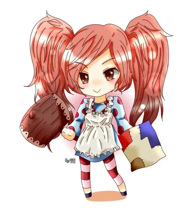 q版头像:你见过这么可爱的波比吗