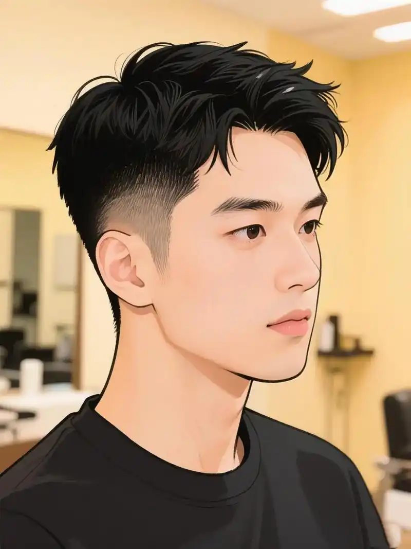 兄弟们夏天剪这发型清爽帅气#男士发型改造 #男士发型 #发型