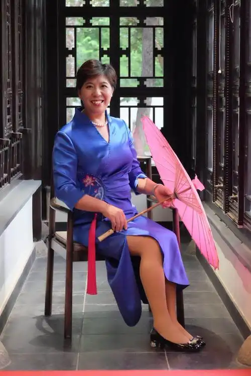 中日南园旗袍秀个人风采 - 美篇