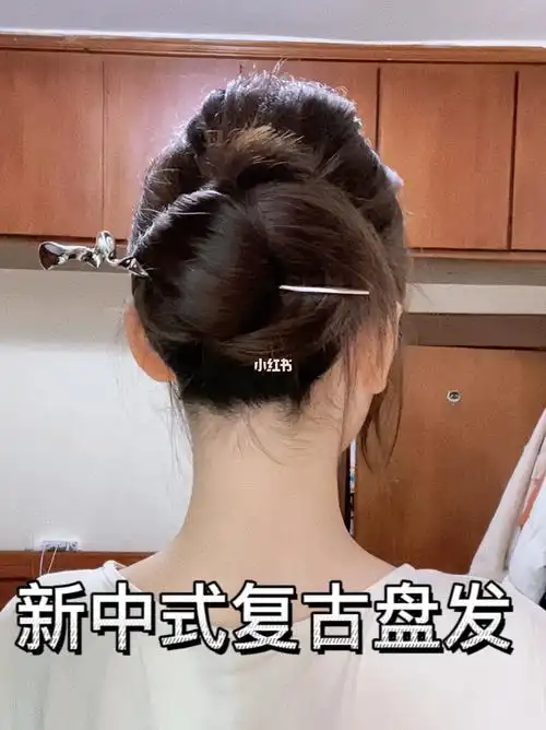 超级温柔气质#发簪盘发  #盘发教程  #盘发  #教程  #复古发型  #新