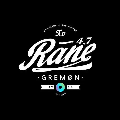 美式风格字体与图案设计