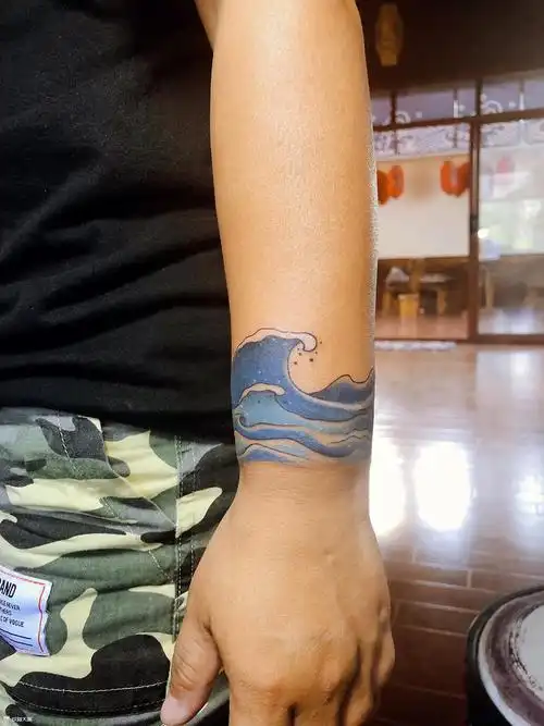 遮盖——海浪98手环_纹身图案手稿图片_罗克珊的纹身作品集