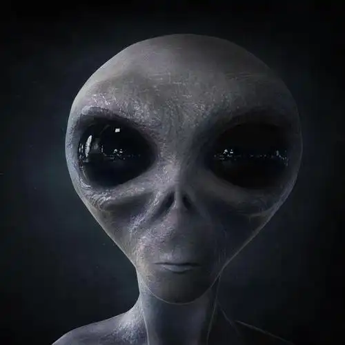 黑背景下外星人