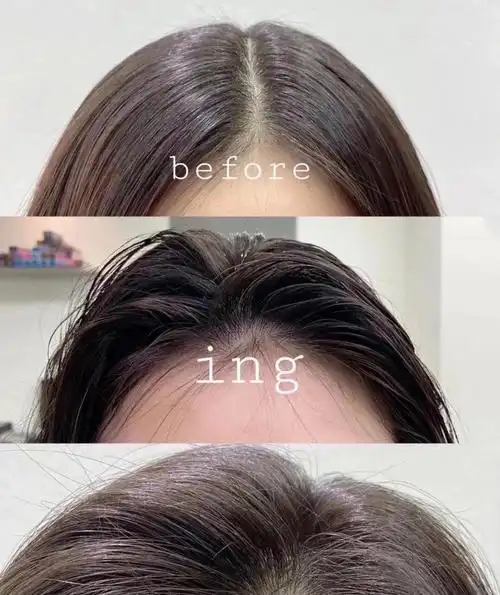 摩根烫和垫发根的最大的区别就是蓬不会有痕迹,属于自然蓬松效果.