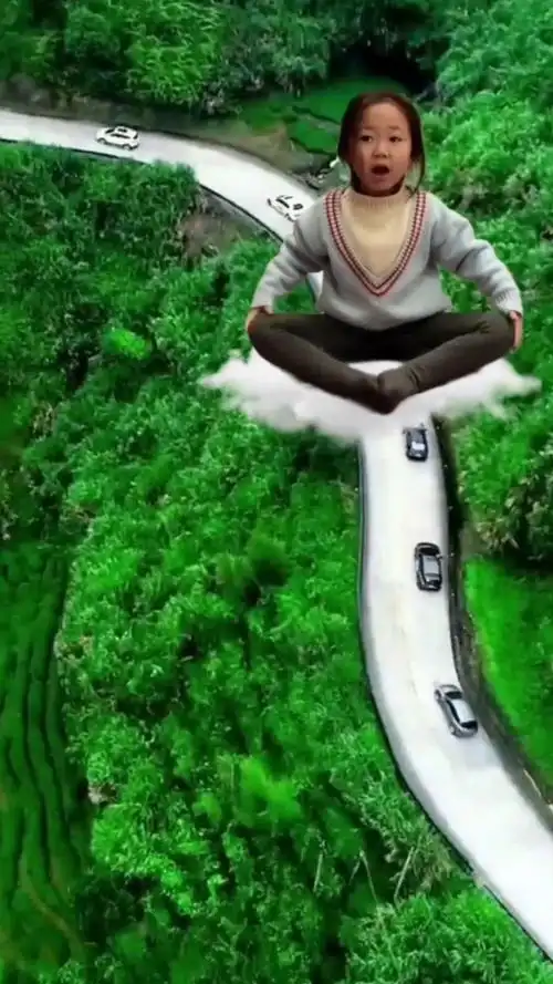 蓝线挑战,疫情期间少外出,带你足不出户就可以游山玩水969696%