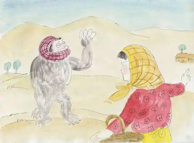 景周手绘:毛野人的故事