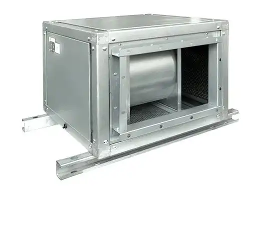 低噪音柜式空调风机酒店箱式离心风柜饭店厨房排风风机静音新风机