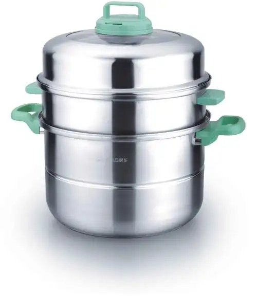 心悦二层/三层复底蒸锅 - 震龙五金厂-www.zhen-long.com.