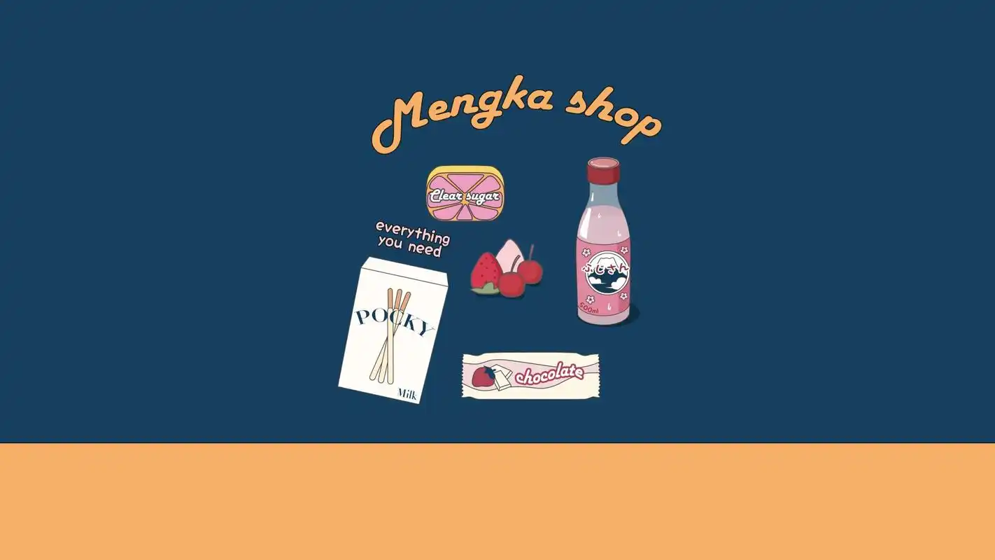 少女心原创卡通电脑桌面壁纸